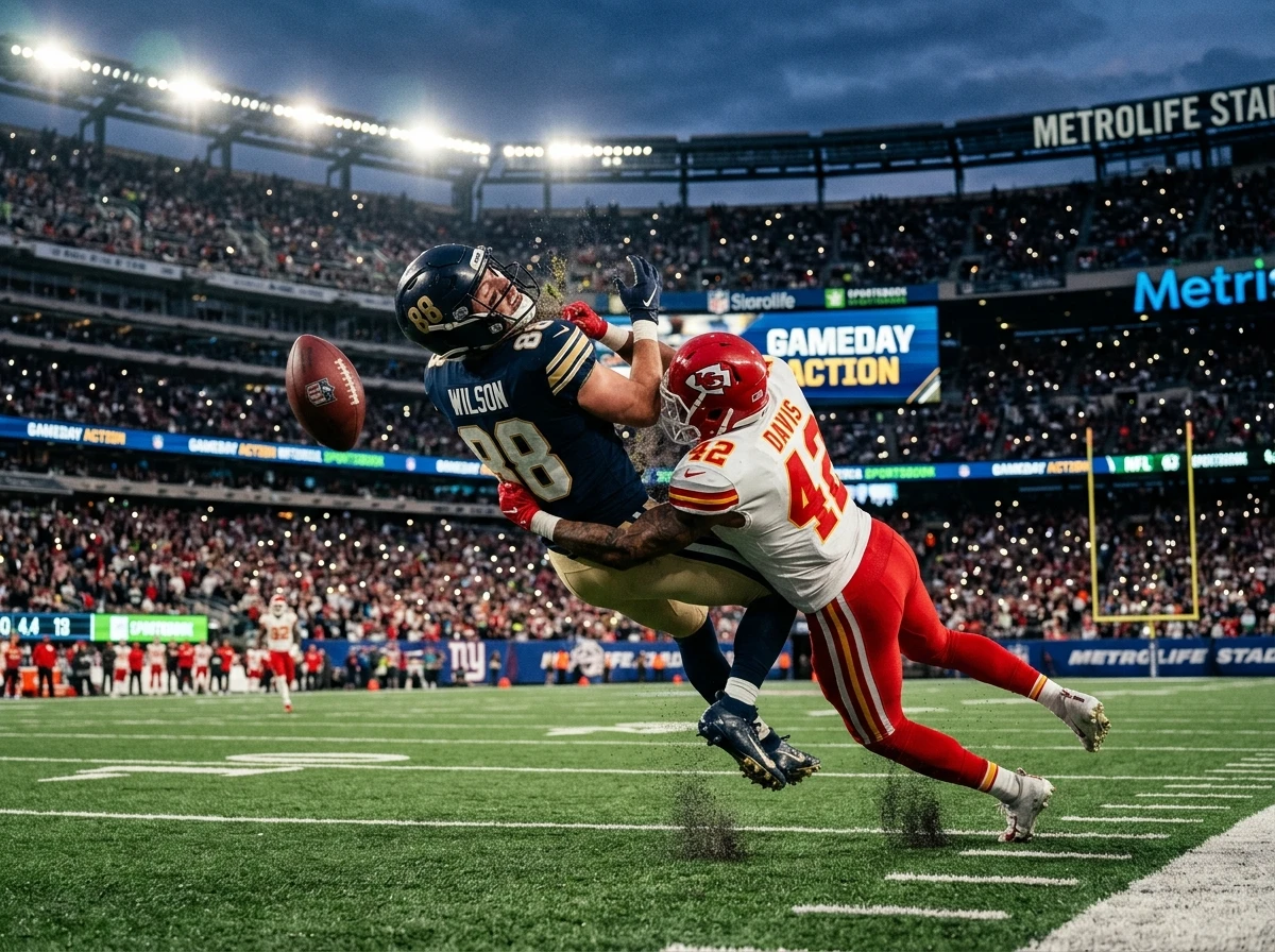American footballspelers botsen